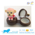 SL-2062 cute monkey geo contact lens case